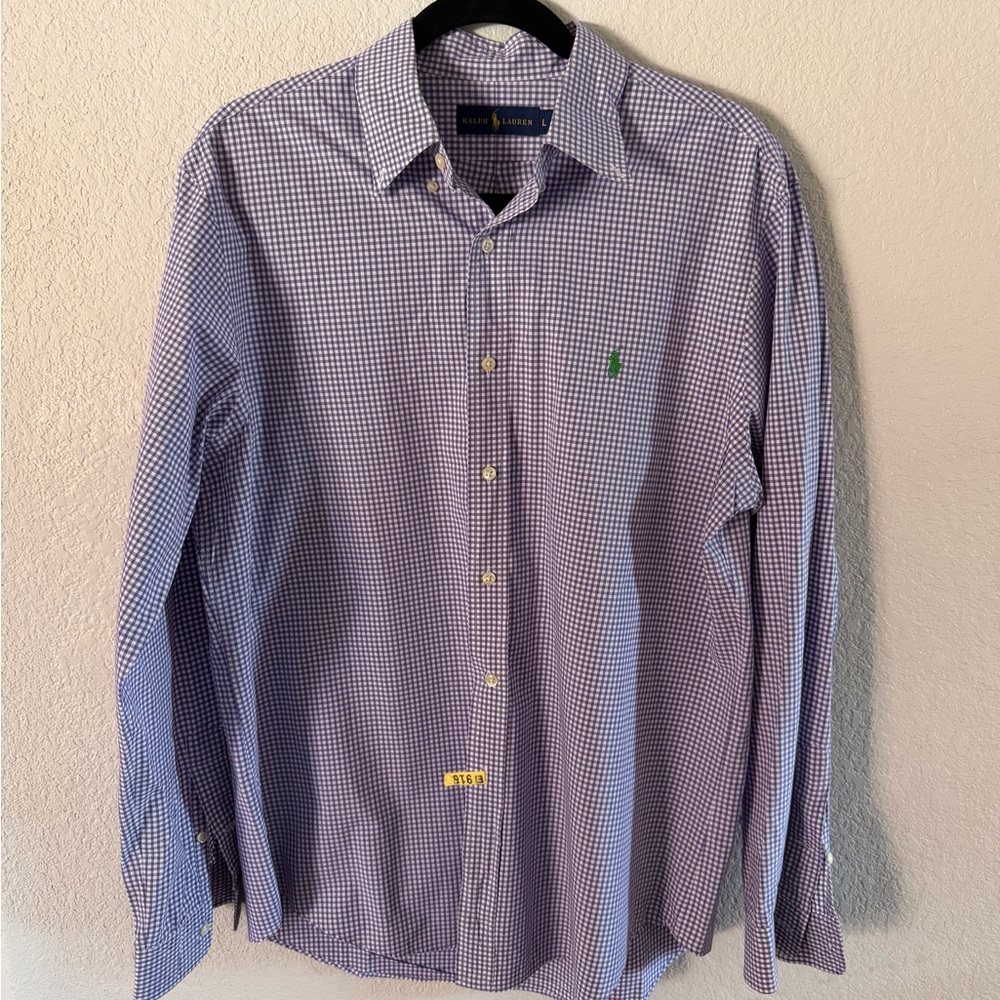 Polo by Ralph Lauren Men's Purple Plaid Shirt
